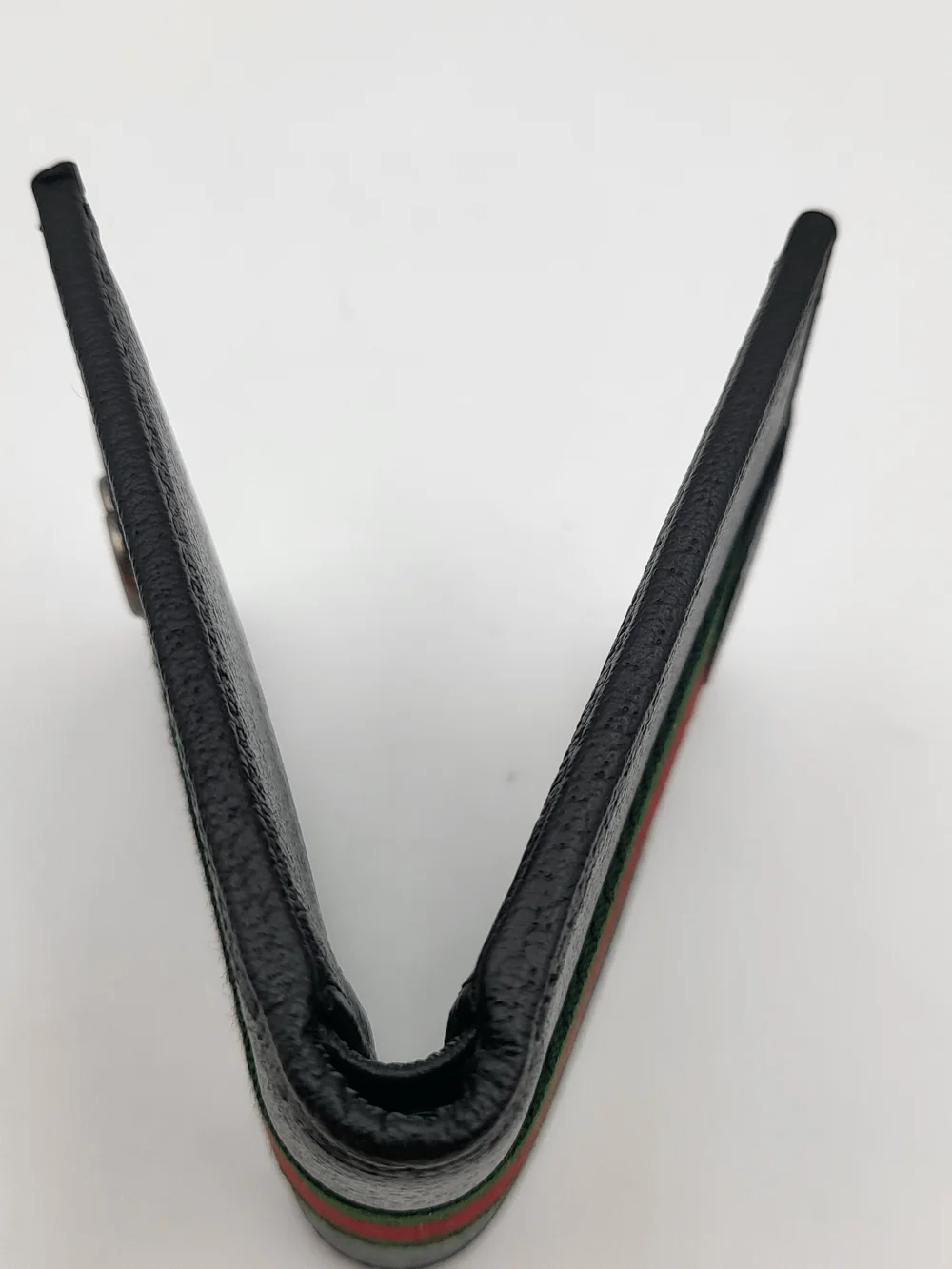 Gucci Black Leather Ophidia Web Bi-fold Wallet..834271.